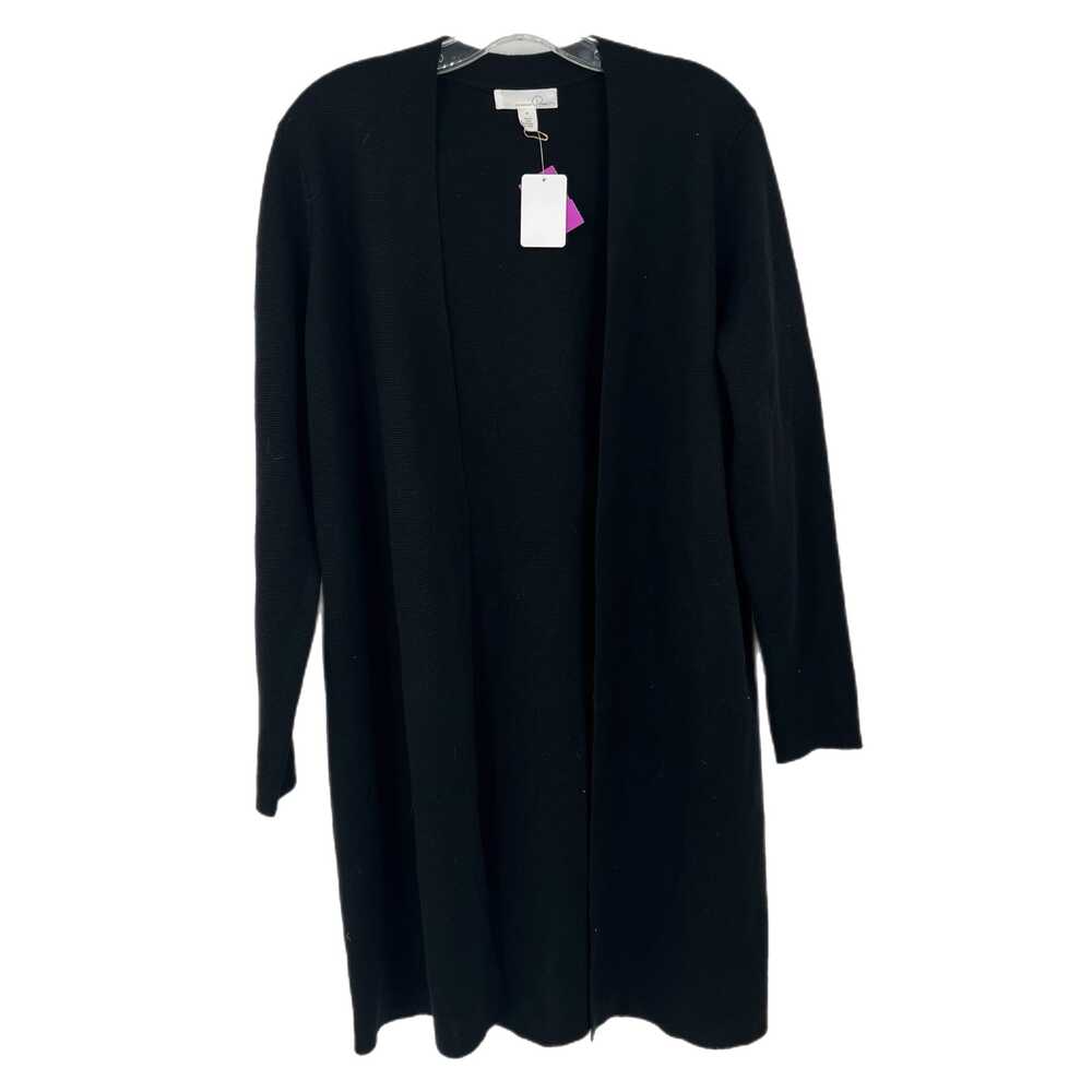 Emerson Rose Black Sweatshirt Open Front | Womens M